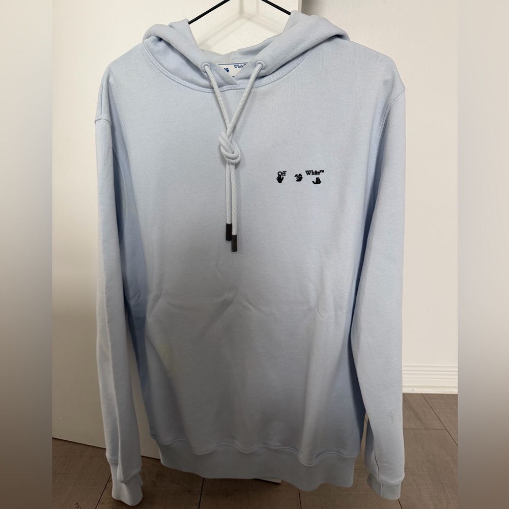 Off-White Sky Blue Hoodie